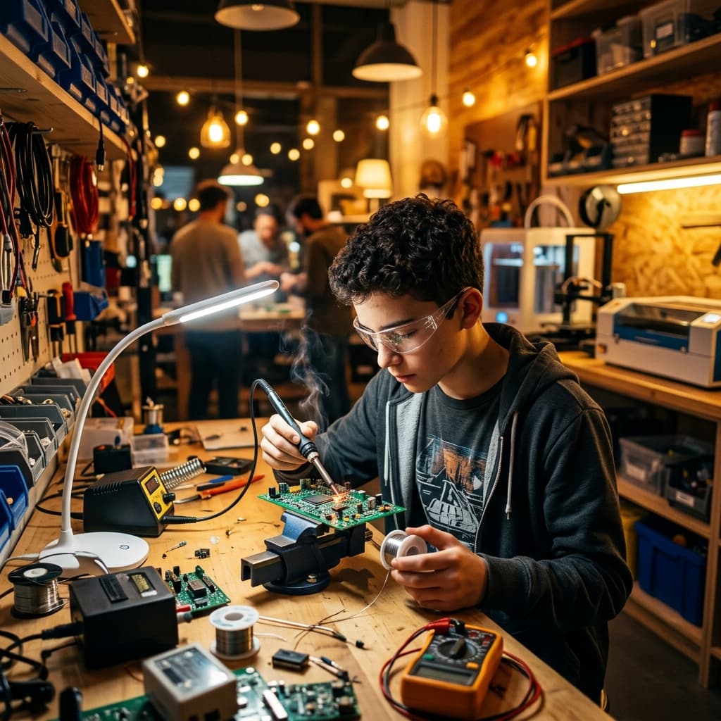 Student building hardware